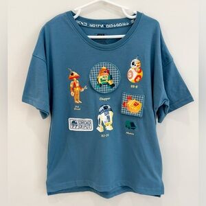 Disney Parks Official Exclusive Galaxies Edge Youth Droid T-shirt M 7/8 RARE new